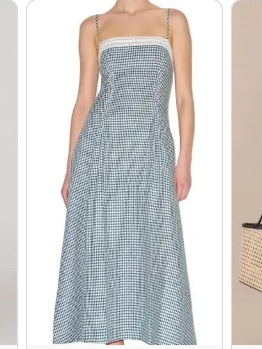 ✨NEW✨ Reformation Pomona Linen Dress
In Gingham Gray Check